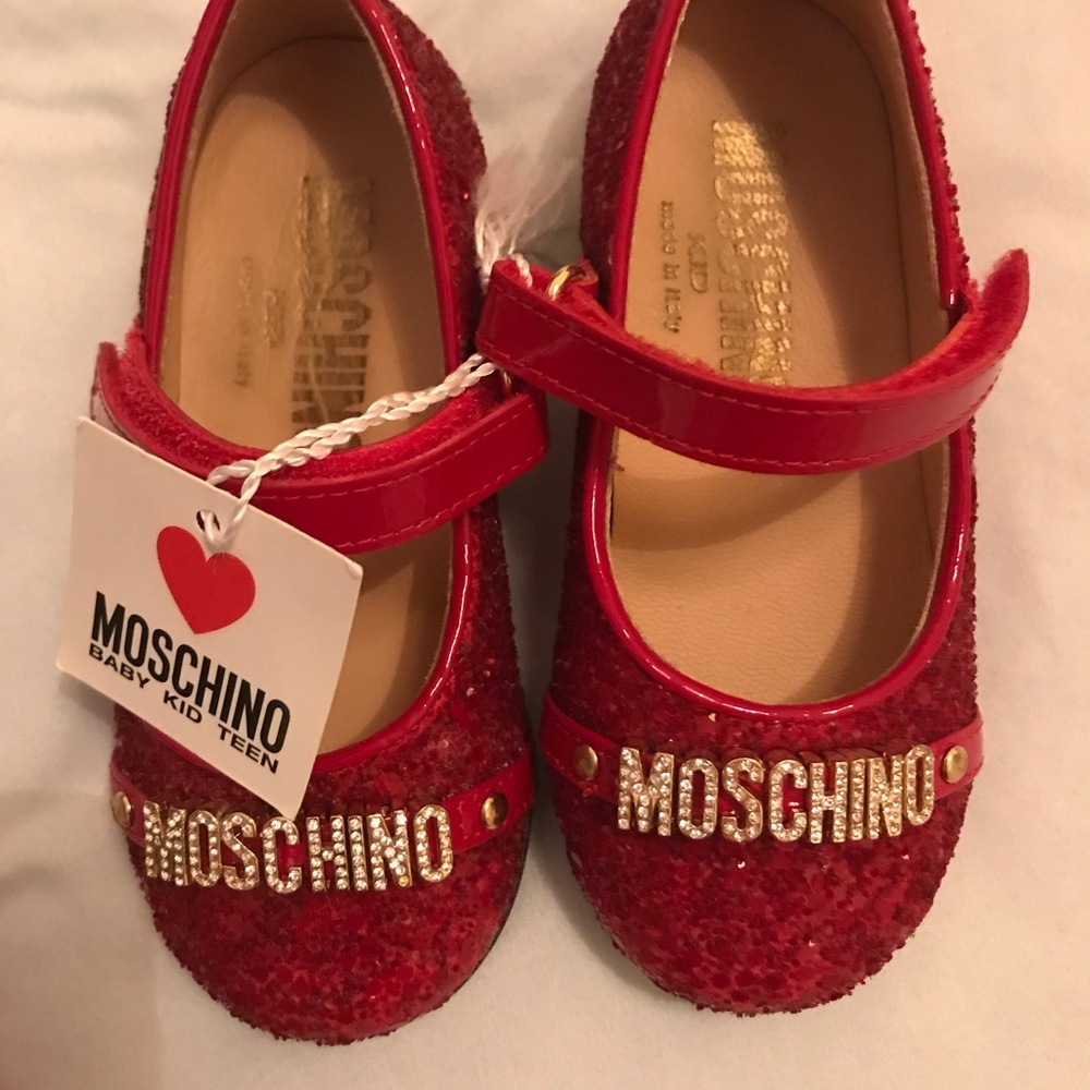 Baby girls moschino shoes